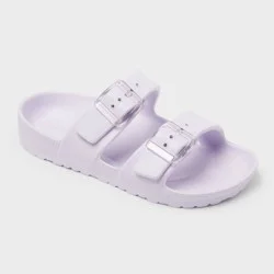 Kids' Noa Footbed Sandals - Cat & Jack™ Lavender 6
