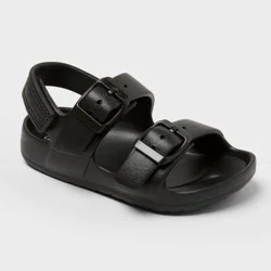 Toddler Blown EVA Ade Sandals - Cat & Jack™ Black 12T