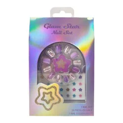 Taste Beauty Glam Star Nail Set: High Shine, Plastic, Squared Oval