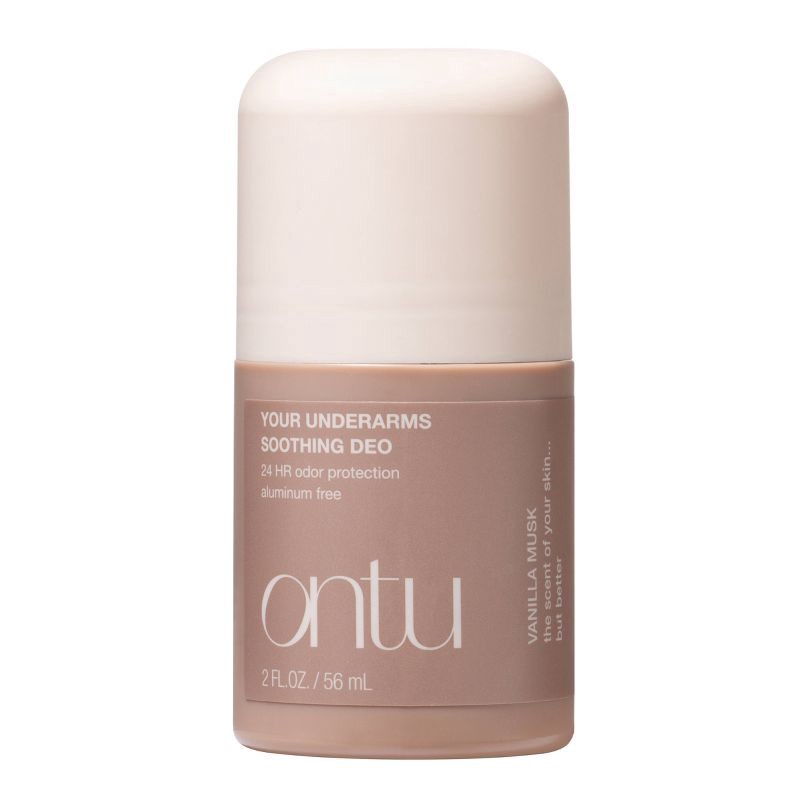 slide 1 of 13, Ontu Aluminum Free Soothing Deodorant Serum with 24 HR Protection in Vanilla: Whole Body, Roll On, Normal Skin, 2.3 Oz, 2.3 oz