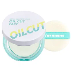 I'm Meme Oil Cut Pact - 0.35 fl oz: Pressed Powder, Makeup Setting, For Normal and Oily Skin
