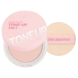 I'm Meme Pink Blur Tone-Up Pact - 0.35 fl oz: Shine Control, Skin Tone Improvement, Oil Control, Makeup Setting