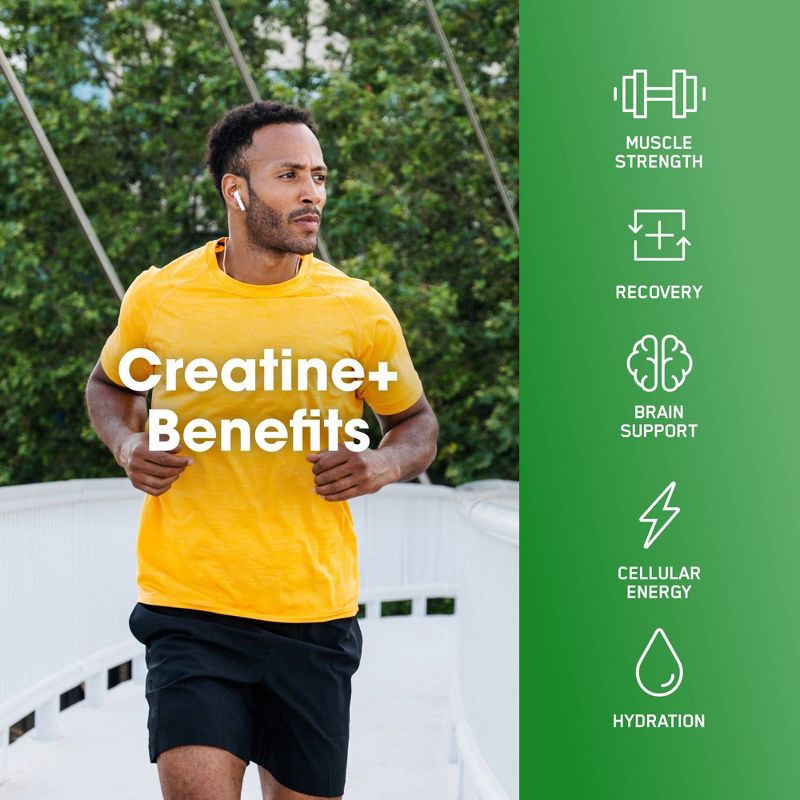 slide 5 of 13, Optimum Nutrition Creatine+ Sports Nutrition Supplement Powder - Orange Passionfruit - 40svs/12.69oz, 12.69 oz