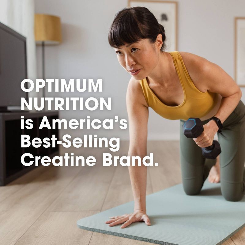 slide 10 of 13, Optimum Nutrition Creatine+ Sports Nutrition Supplement Powder - Orange Passionfruit - 40svs/12.69oz, 12.69 oz