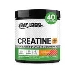 Optimum Nutrition Creatine+ Sports Nutrition Supplement Powder - Orange Passionfruit - 40svs/12.69oz