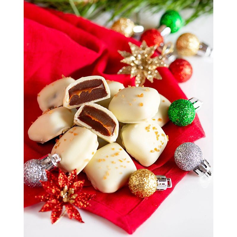 slide 5 of 5, Sander's White Chocolate Sugar Cookie Sea Salt Caramel Christmas Chocolate - 7oz, 7 oz