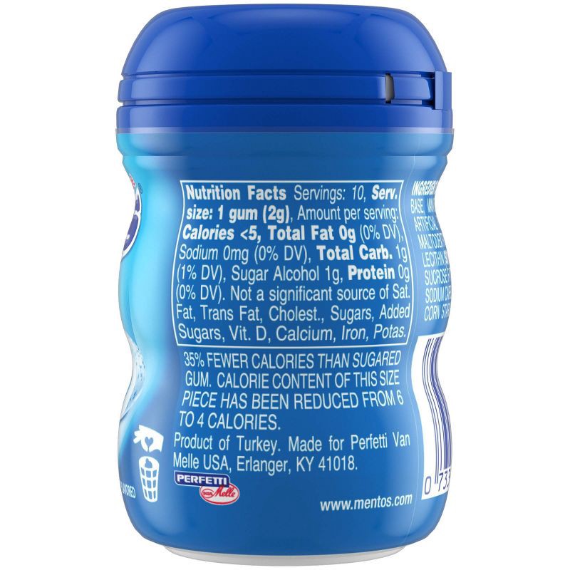 slide 2 of 6, Mentos Pure Fresh Nano Bottle Fresh Gum Stocking Stuffers - Mint - 0.705oz, 0.705 oz