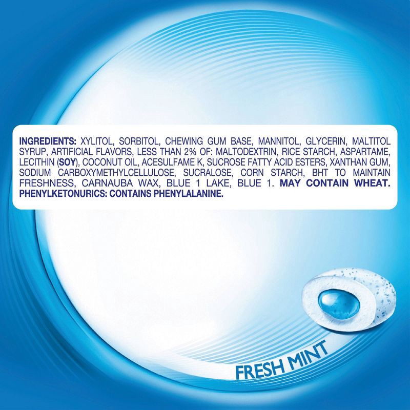 slide 5 of 6, Mentos Pure Fresh Nano Bottle Fresh Gum Stocking Stuffers - Mint - 0.705oz, 0.705 oz