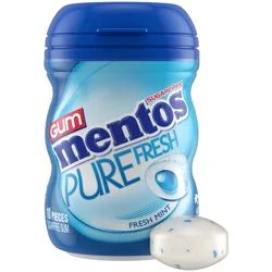 Mentos Pure Fresh Nano Bottle Fresh Gum Stocking Stuffers - Mint - 0.705oz