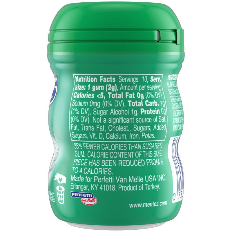 slide 2 of 7, Mentos Pure Fresh Nano Bottle Gum Stocking Stuffers - Spearmint - 0.705oz, 0.705 oz