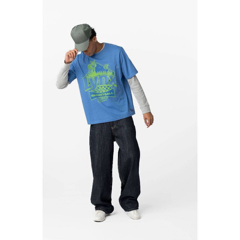 slide 2 of 7, WNBA Minnesota Lynx Washed Short Sleeve T-Shirt - M, 1 ct