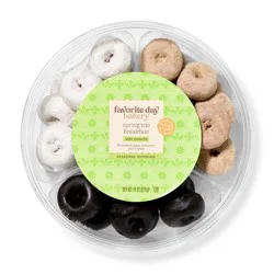 Spring Trio Breakfast Mini Donuts Entertaining Pack - 18oz - Favorite Day™