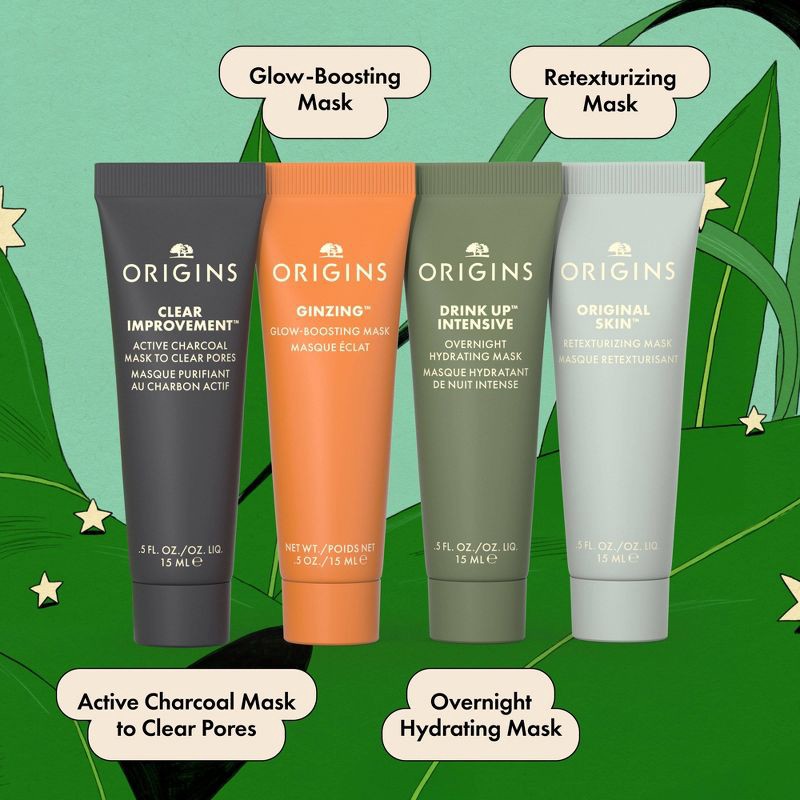 slide 3 of 5, Origins Multi-Maskers 4pc Holiday Set, 4 ct