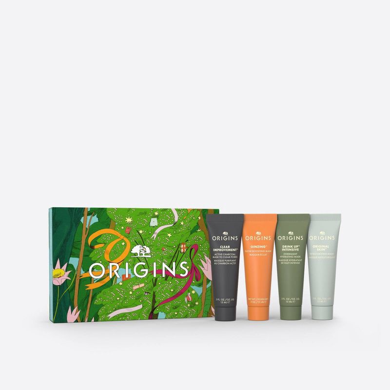 slide 1 of 5, Origins Multi-Maskers 4pc Holiday Set, 4 ct