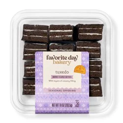 Chocolate Tuxedo Mini Layer Cakes - 10oz - Favorite Day™