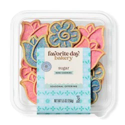 Spring Mini Sugar Cookies - 5.5oz - Favorite Day™
