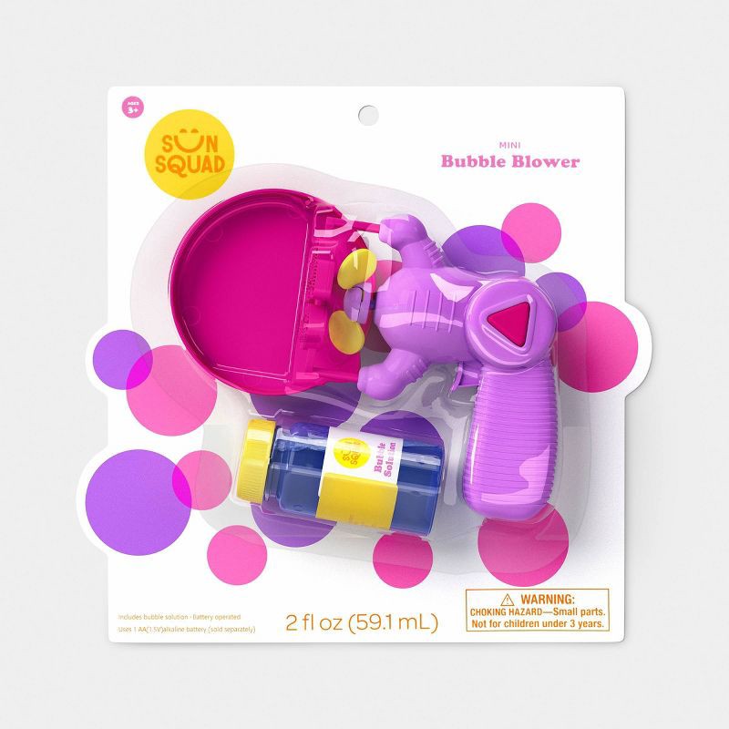 slide 4 of 4, Mini Bubble Blower Bubble Toy - Sun Squad™, 1 ct
