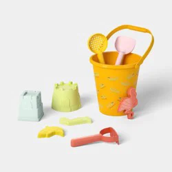 Gator Bucket Set Sand Toy - 9pc - Sun Squad™ Pink