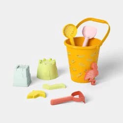 Gator Bucket Set Sand Toy - 9pc - Sun Squad™ Pink
