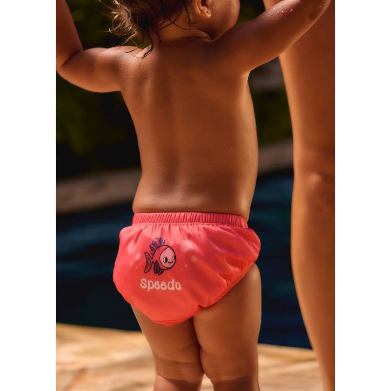 slide 3 of 3, Speedo Swim Diaper - Pinky The Fish - L, 1 ct