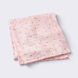 Muslin Swaddle Blanket - Hearts - Cloud Island™
