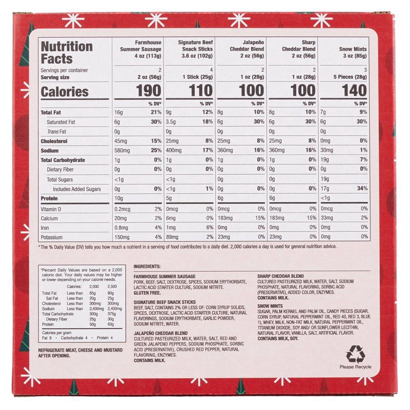 slide 2 of 6, Hickory Farms Christmas Gift Set Charcuterie Chalet Board Kit - 14.6oz, 14.6 oz