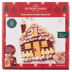 Hickory Farms Christmas Gift Set Charcuterie Chalet Board Kit - 14.6oz