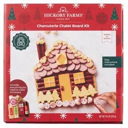 Hickory Farms Christmas Gift Set Charcuterie Chalet Board Kit - 14.6oz