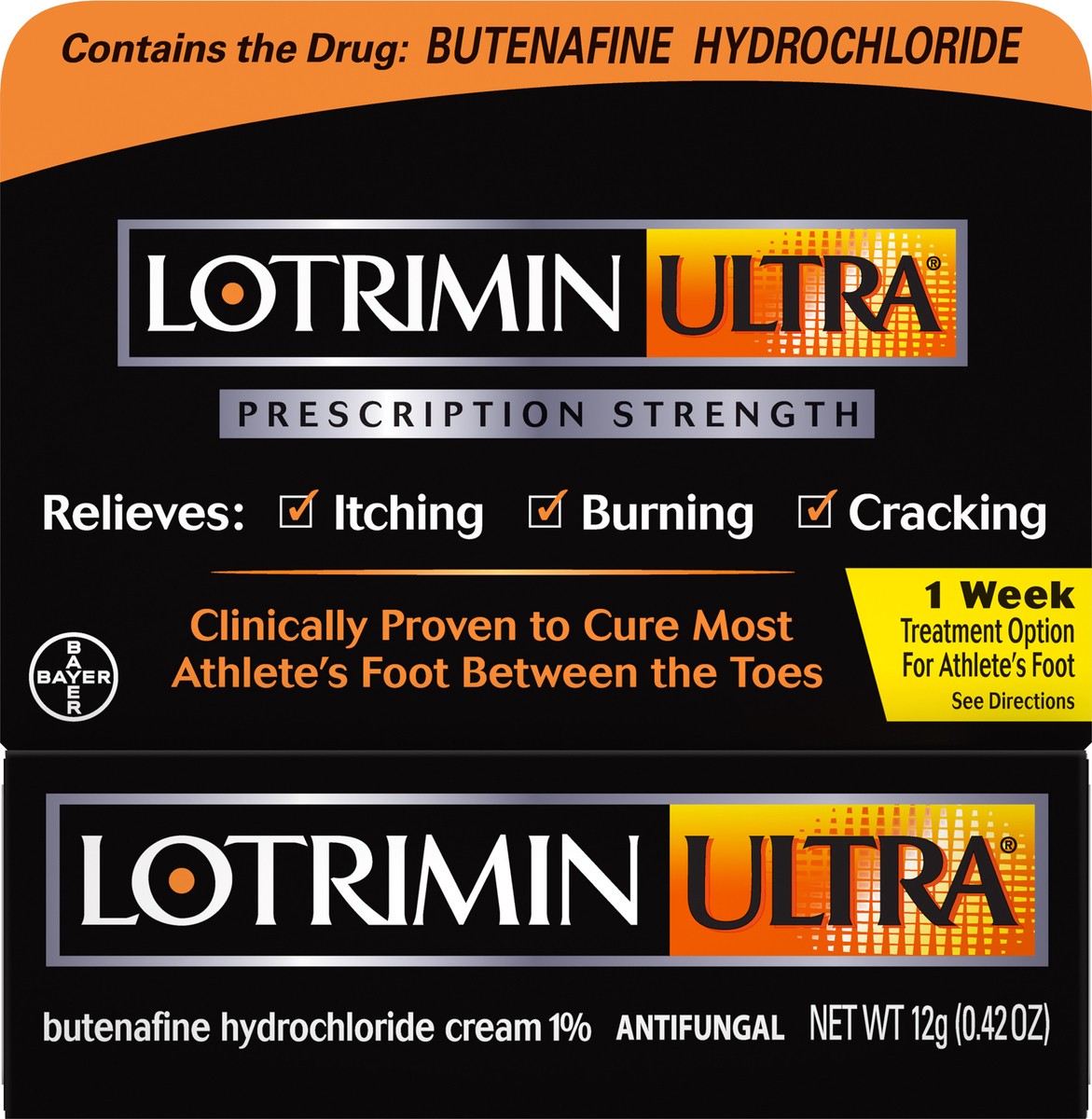 slide 2 of 5, Lotrimin Ultra Antifungal Cream, 0.42 oz