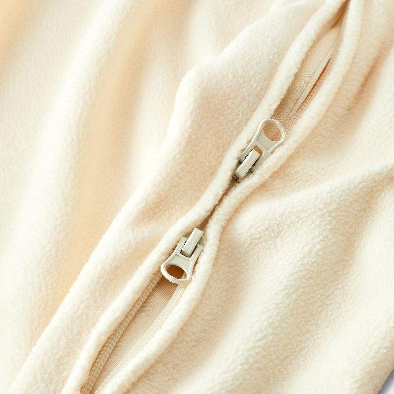 slide 2 of 4, Baby Hooded Love You to the Moon and Back Pramsuit Romper - Cloud Island™ Cream 18M, 1 ct