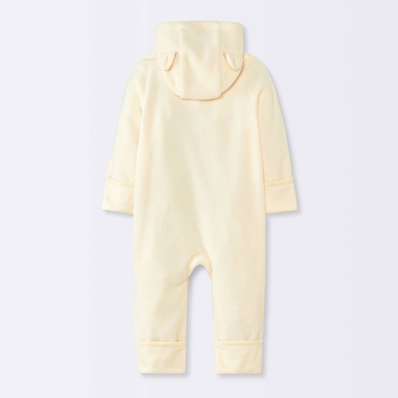 slide 4 of 4, Baby Hooded Love You to the Moon and Back Pramsuit Romper - Cloud Island™ Cream 24M, 1 ct