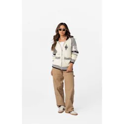 WNBA Las Vegas Aces Raglan Zip-Up Cardigan - L