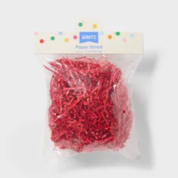 1.5oz Paper Shredded Filler Red - Spritz™