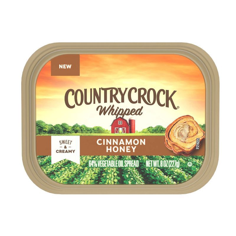 slide 3 of 4, Country Crock Whipped Cinnamon Honey Spread Margarine - 8oz, 8 oz