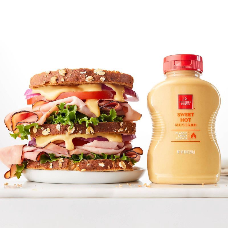slide 6 of 8, Hickory Farms Christmas Condiments Sweet Hot Mustard - 10oz, 10 oz