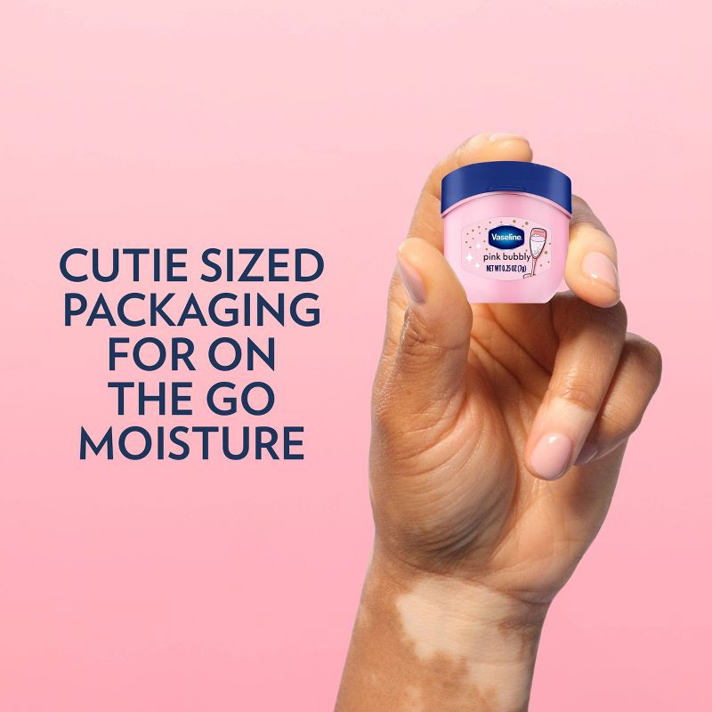 slide 8 of 9, Vaseline Holiday Limited Edition Lip Balm - Pink Bubbly Cutie - Travel Size - 0.25oz, 0.25 oz