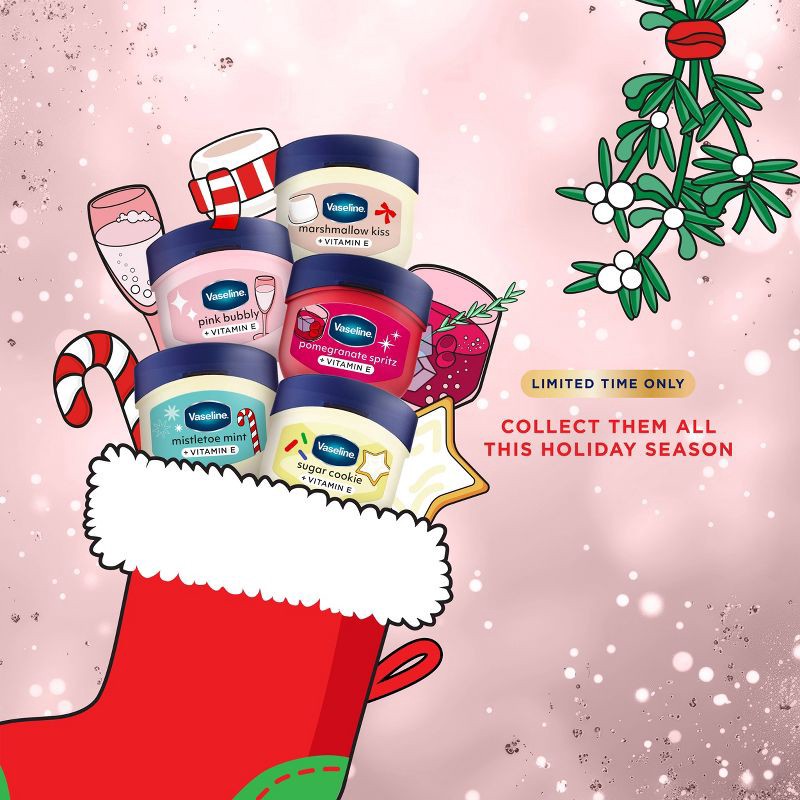 slide 9 of 9, Vaseline Holiday Limited Edition Lip Balm - Pink Bubbly Cutie - Travel Size - 0.25oz, 0.25 oz