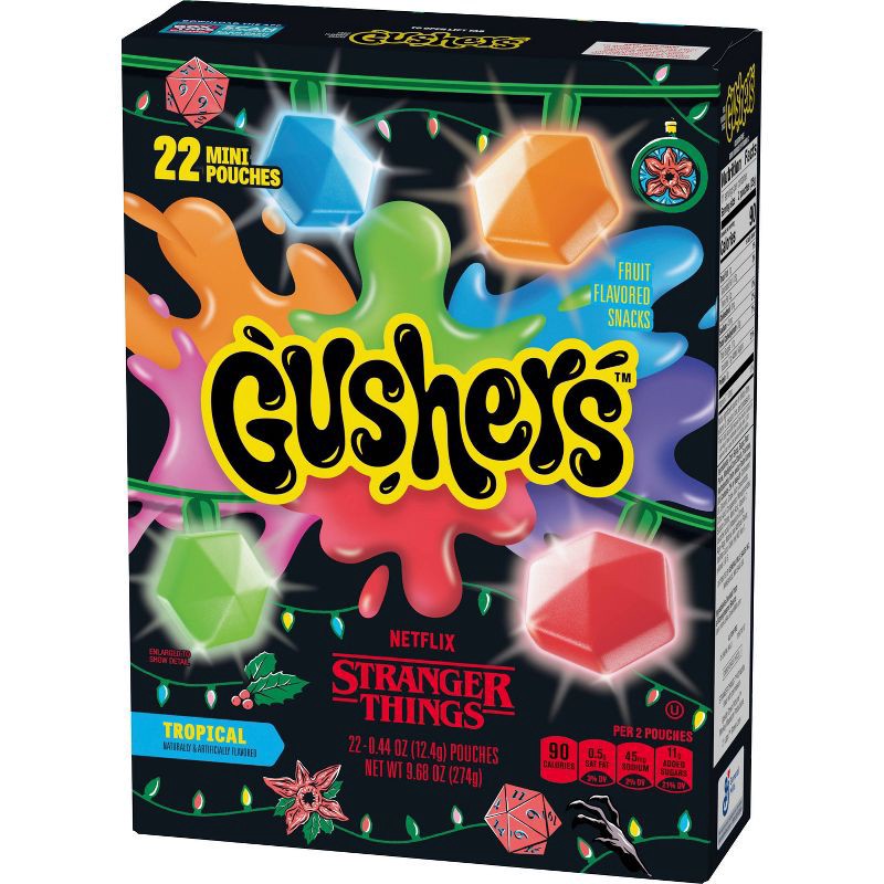 slide 4 of 5, Fruit Gushers Holiday Mini Snacks - 9.68oz/22ct, 9.68 oz, 22 ct