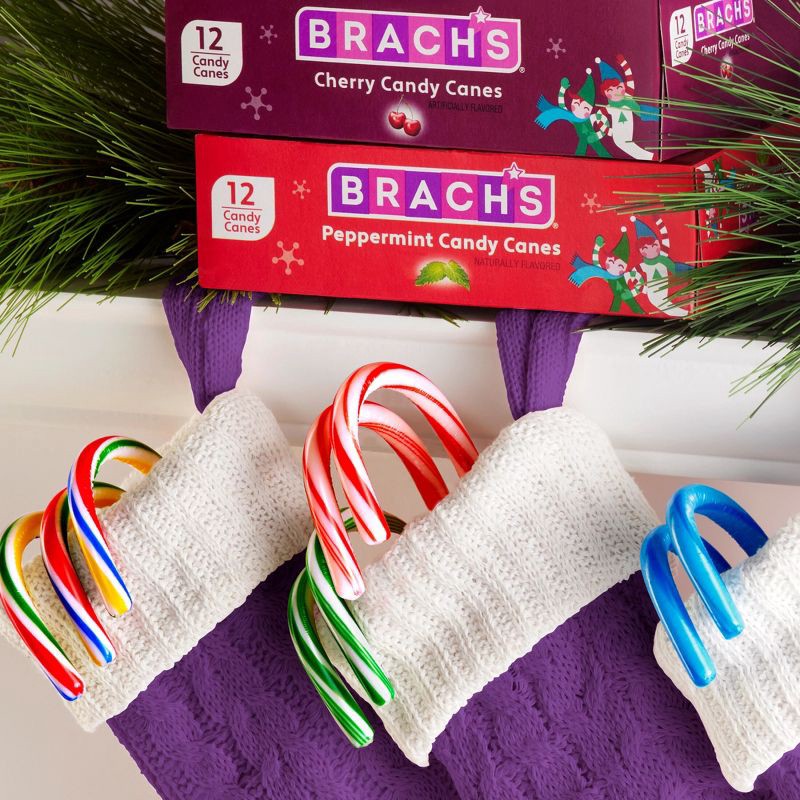 slide 5 of 9, Brach's Peppermint Christmas Candy Canes - 5.3oz/12ct, 5.3 oz, 12 ct