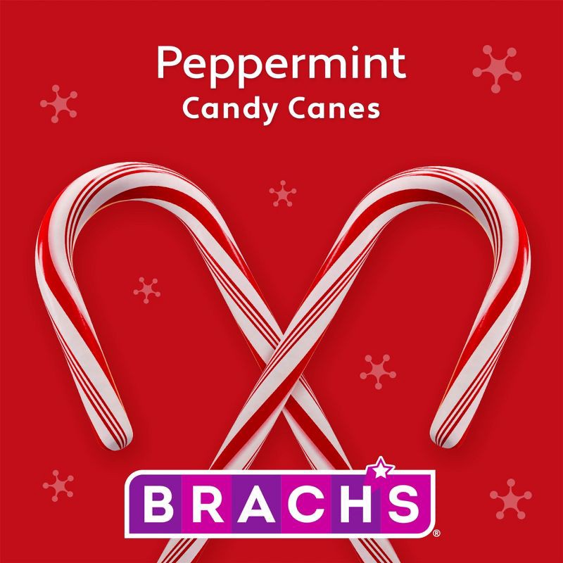 slide 8 of 9, Brach's Peppermint Christmas Candy Canes - 5.3oz/12ct, 5.3 oz, 12 ct