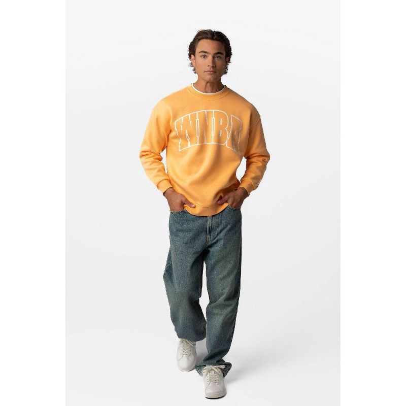 slide 2 of 5, WNBA Orange Fleece Sweatshirts - M, 1 ct