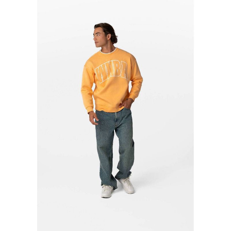 slide 5 of 5, WNBA Orange Fleece Sweatshirts - M, 1 ct