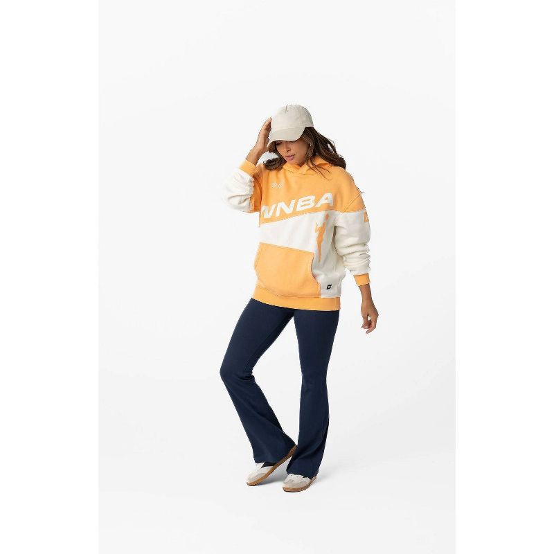 slide 3 of 6, WNBA Orange/White Logowoman Hoodie Sweatshirts - M, 1 ct