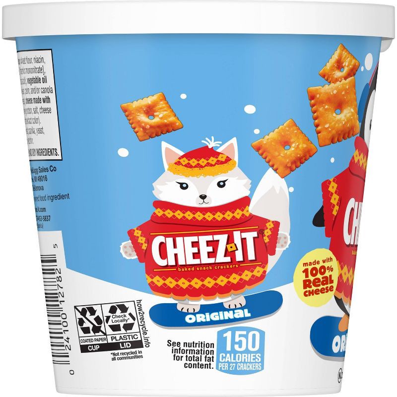 slide 5 of 5, Cheez-It Holiday Cup Crackers - 2.2oz, 2.2 oz