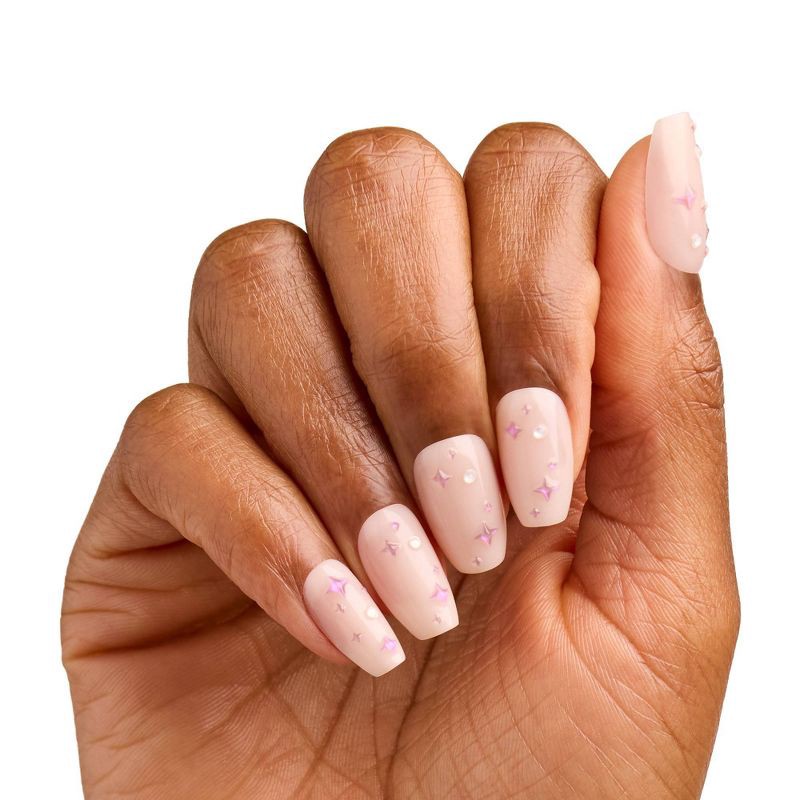 slide 4 of 5, Olive & June Press-On Fake Nails - Maximalist - Strawberry Gradient - 42ct, 42 ct