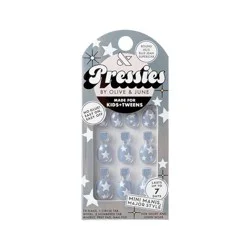 Olive & June Kids' Press-On - XS/S - Blue Jean Superstar - 28ct