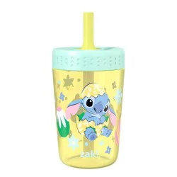 Zak Designs Stitch 15oz PP Capri Straw Tumbler Yellow