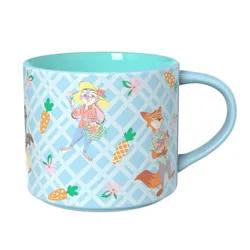 Zak Designs Zootopia 15oz Stoneware Ceramic Modern Mug