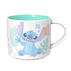 Zak Designs Stitch 15oz Stoneware Ceramic Modern Mug