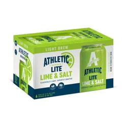 Athletic Brewing Company Lite Lime & Salt Non-Alcoholic Beer - 6pk 12 fl oz Cans